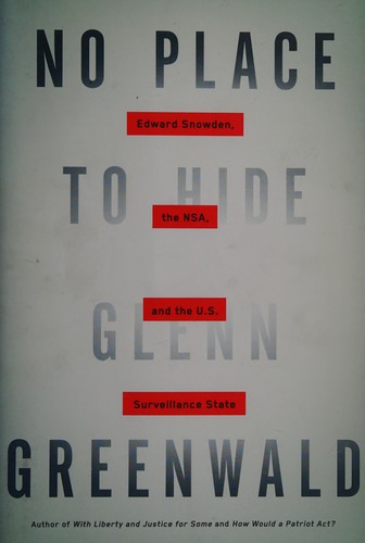 Cover of No Place to Hide by Glenn Greenwald